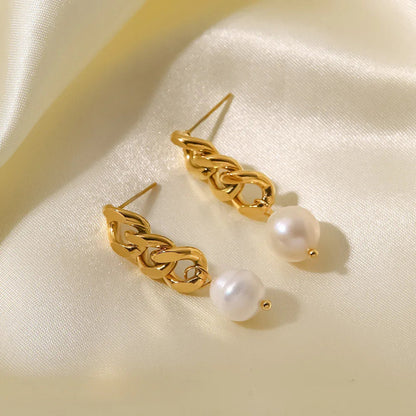 [Echo Fine]Lumina Pearl Earrings