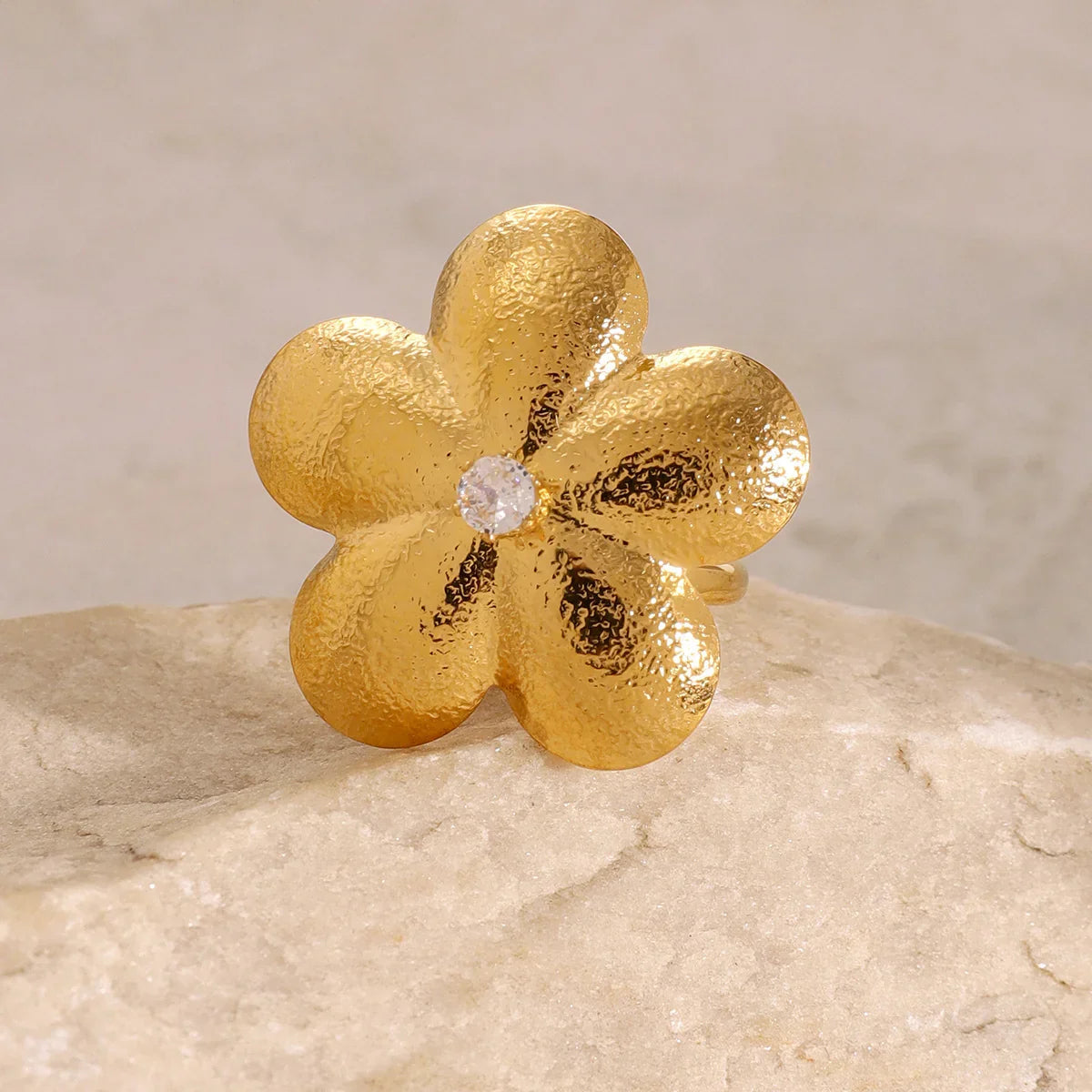 [Echo Fine]Flora Gold Petal Ring