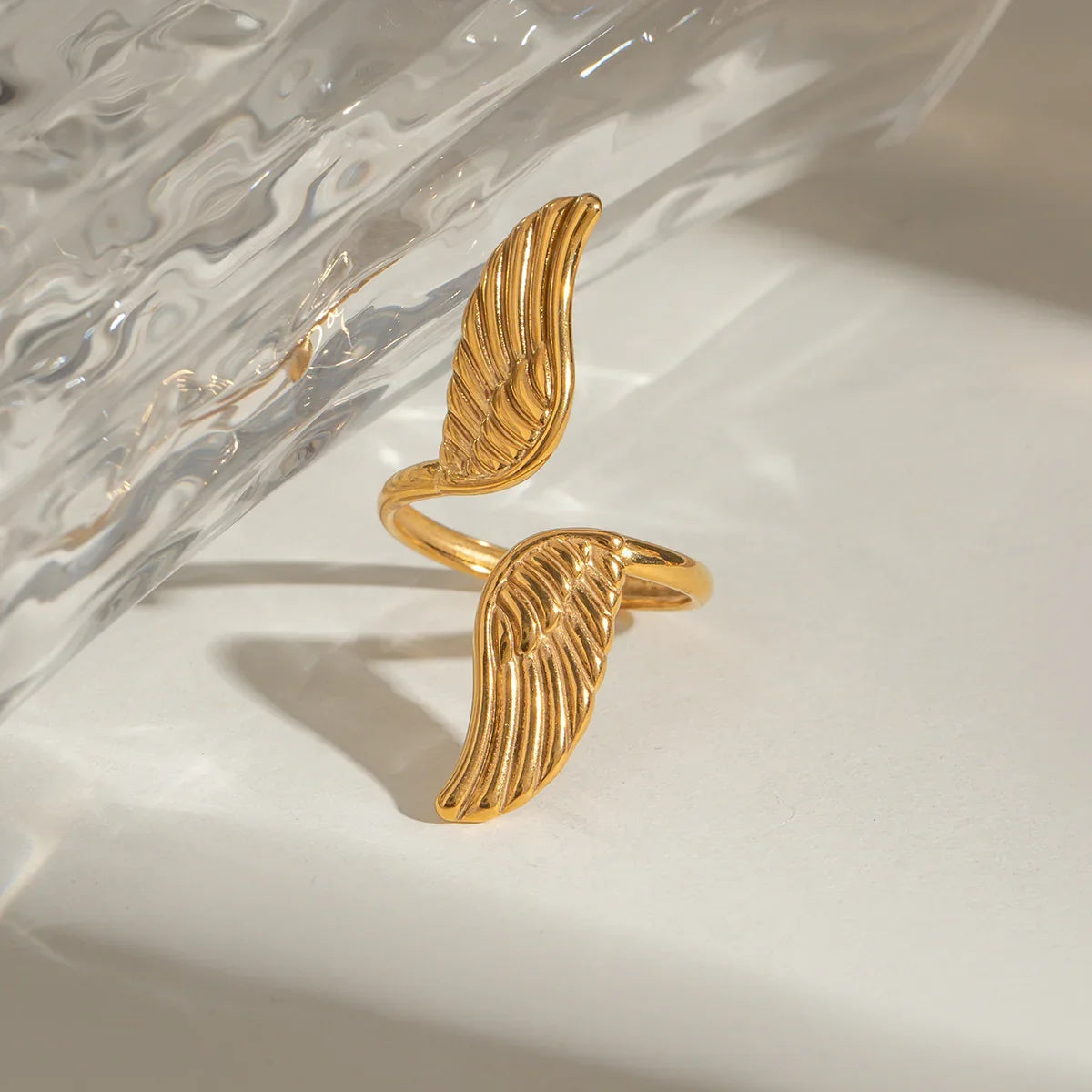 [Echo Fine]Sparrow Gold Wing Ring