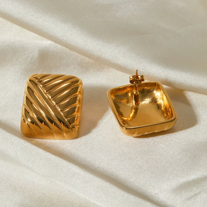 [Echo Fine]Inez Gold Earrings