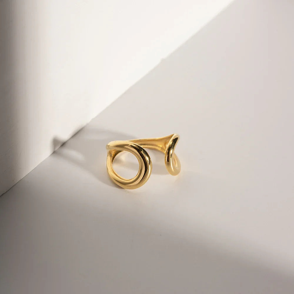 [Echo Fine]Jackie Twisted Band Ring