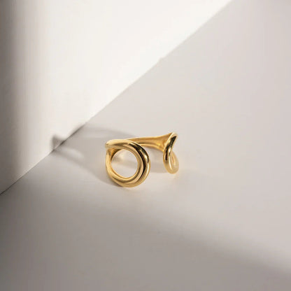 [Echo Fine]Jackie Twisted Band Ring