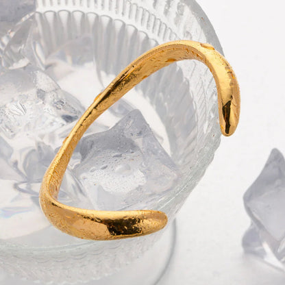 [Echo Fine]Audrina Contemporary Gold Bangle