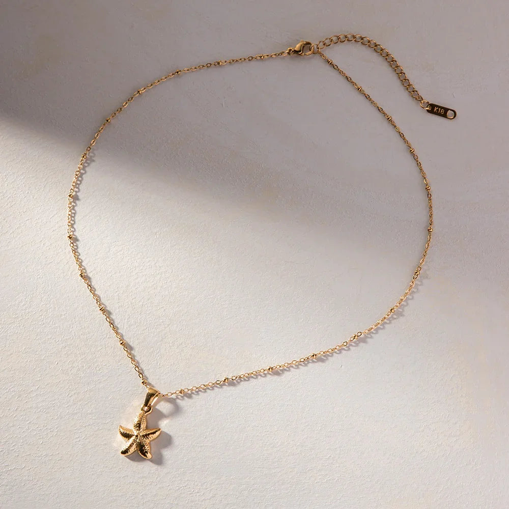 [Echo Fine]Emmie Gold Starfish Pendant