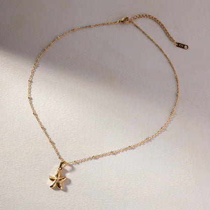[Echo Fine]Emmie Gold Starfish Pendant
