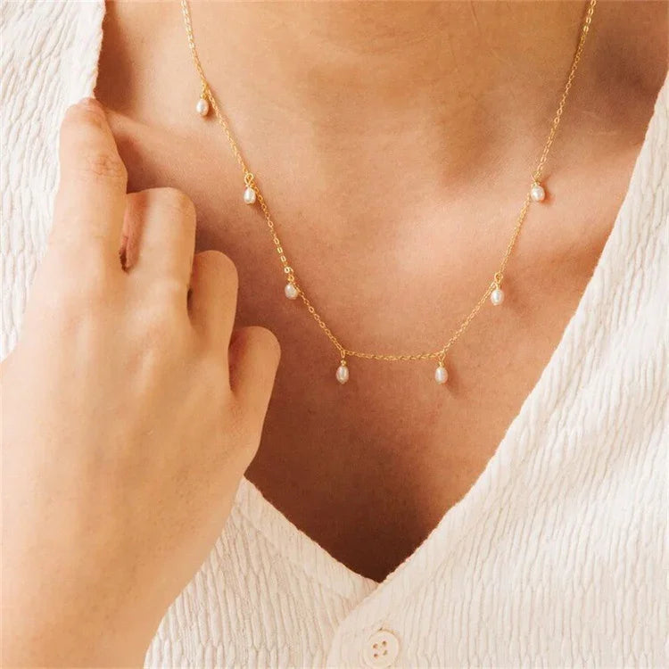[Echo Fine]Freeda Freshwater Pearl Necklace