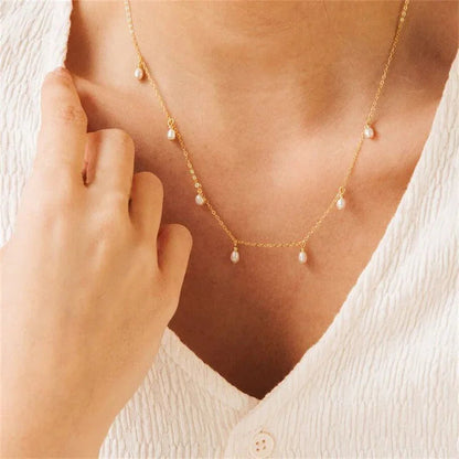 [Echo Fine]Freeda Freshwater Pearl Necklace