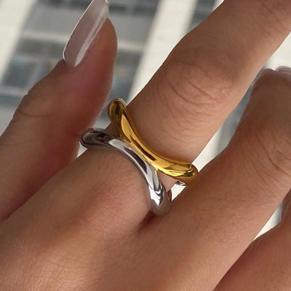 [Echo Fine]Deanna Gold Intertwined Ring