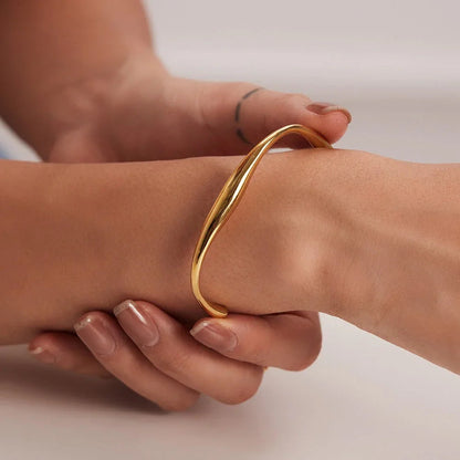 [Echo Fine]Tiffany Gold Bangle