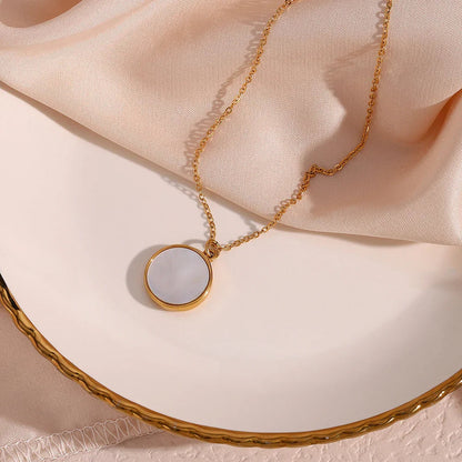 [Echo Fine]Evangeline Lunar Gold Necklace