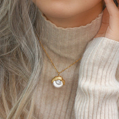 [Echo Fine]Kimberly Pearl Necklace