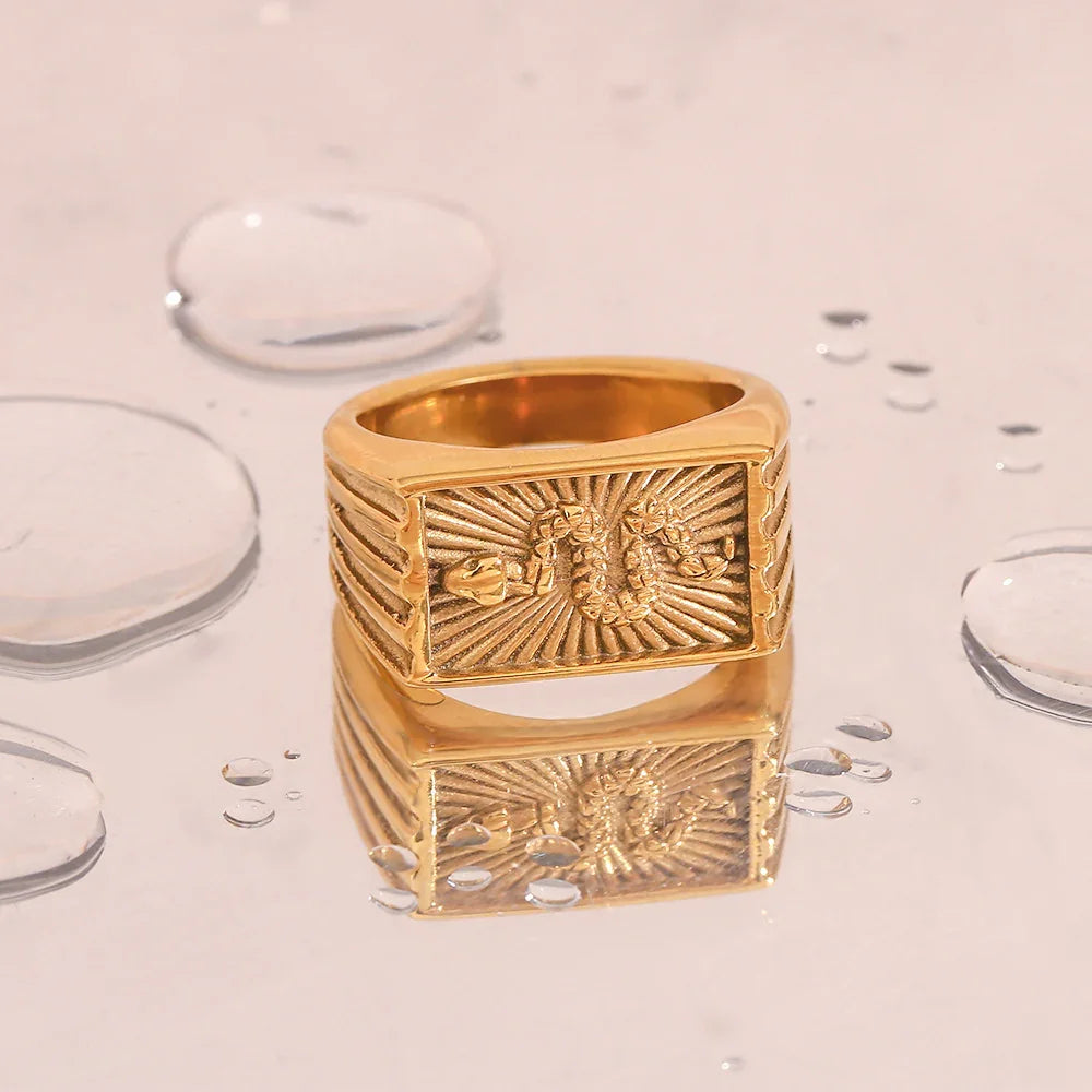 [Echo Fine]Miles Gold Ring