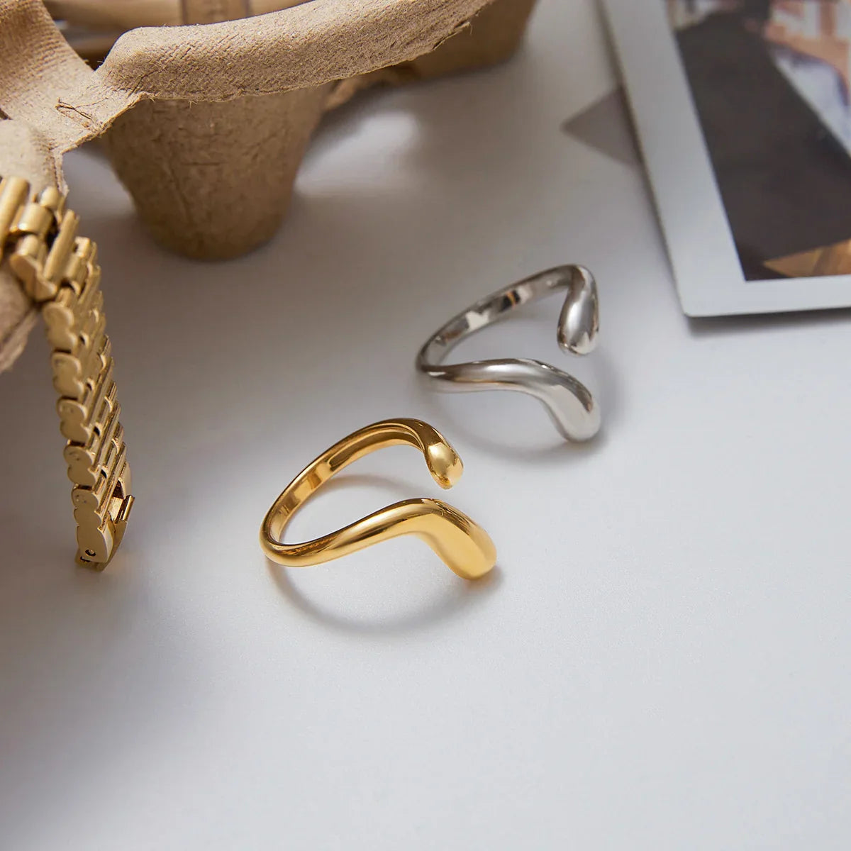 [Echo Fine]Diane Twisted Band Ring