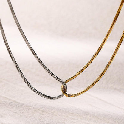 [Echo Fine]Talia Two Tone Necklace