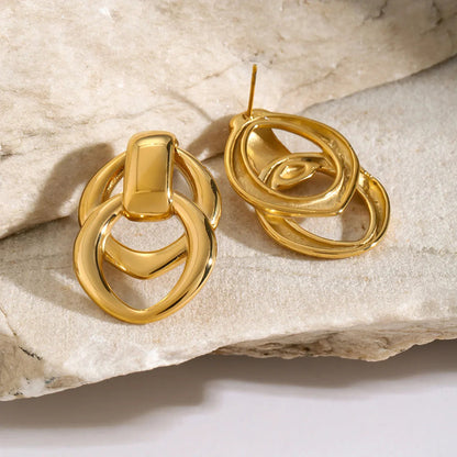 [Echo Fine]Zoey Gold Earrings
