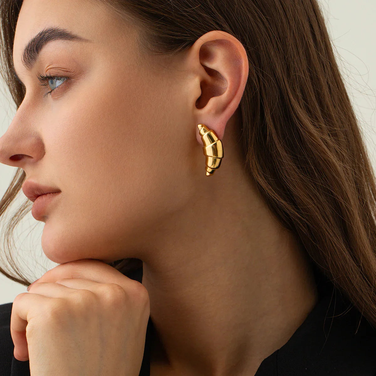 [Echo Fine]Emberly Gold Earrings