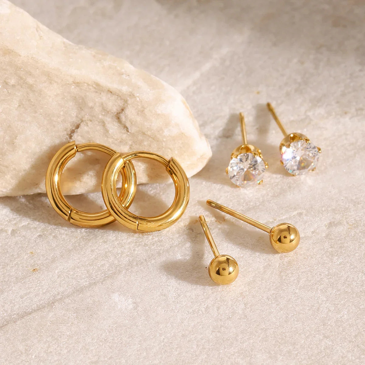 [Echo Fine]Megan Diamond Earring Bundle