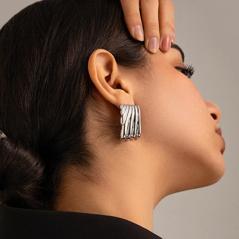 [Echo Fine]Alisa Gold Earrings