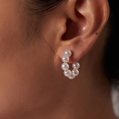 [Echo Fine]Nina Pearl Earrings