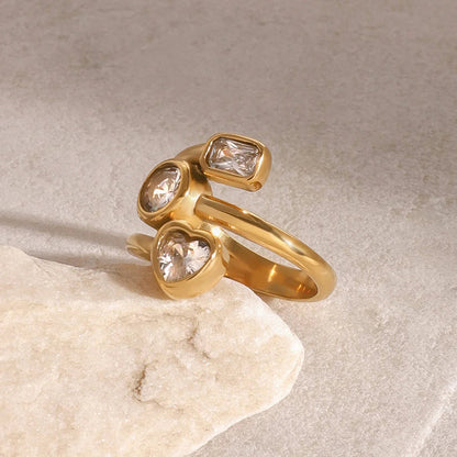 [Echo Fine]Amelina Layered Diamond Ring