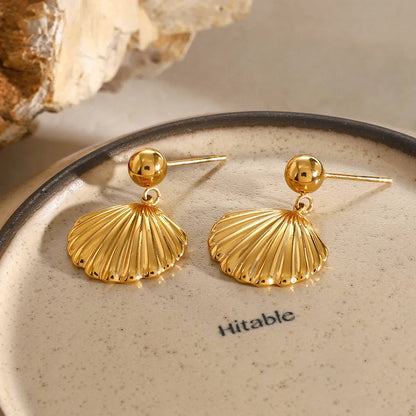 [Echo Fine]Delianna Shell Earrings