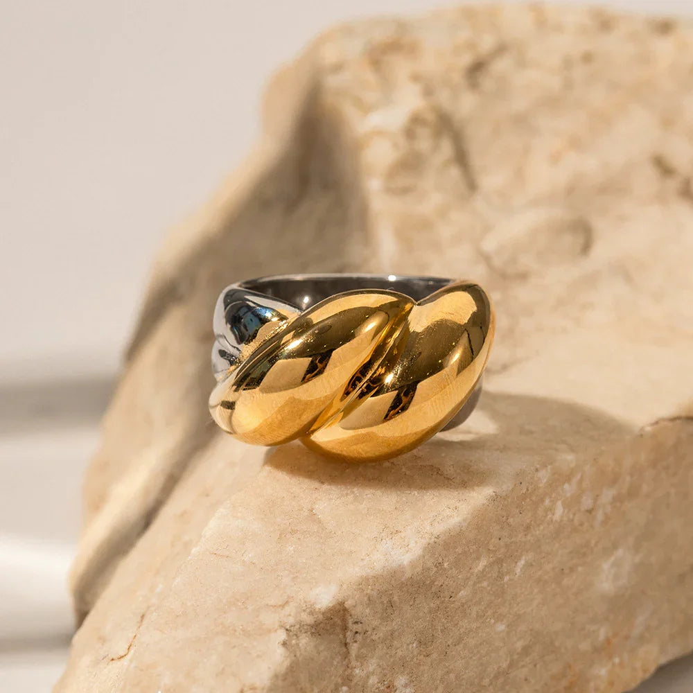 [Echo Fine]Fatima Two Tone Ring
