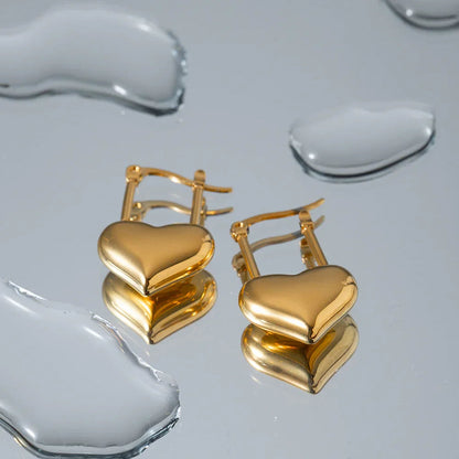 [Echo Fine]Jessamine Heart Earrings