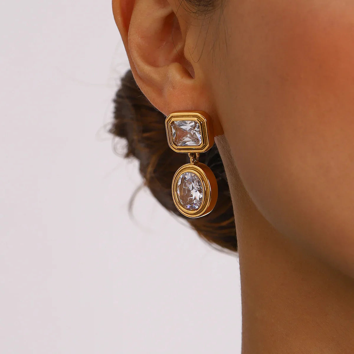 [Echo Fine]Amanda Diamond Earrings