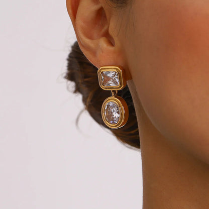 [Echo Fine]Amanda Diamond Earrings