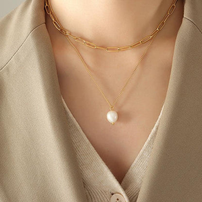 [Echo Fine]Tropica Freshwater Pearl Necklace