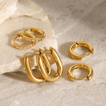 [Echo Fine]Florielle Staple Hoops Bundle