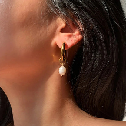 [Echo Fine]Stella Pearl Earrings