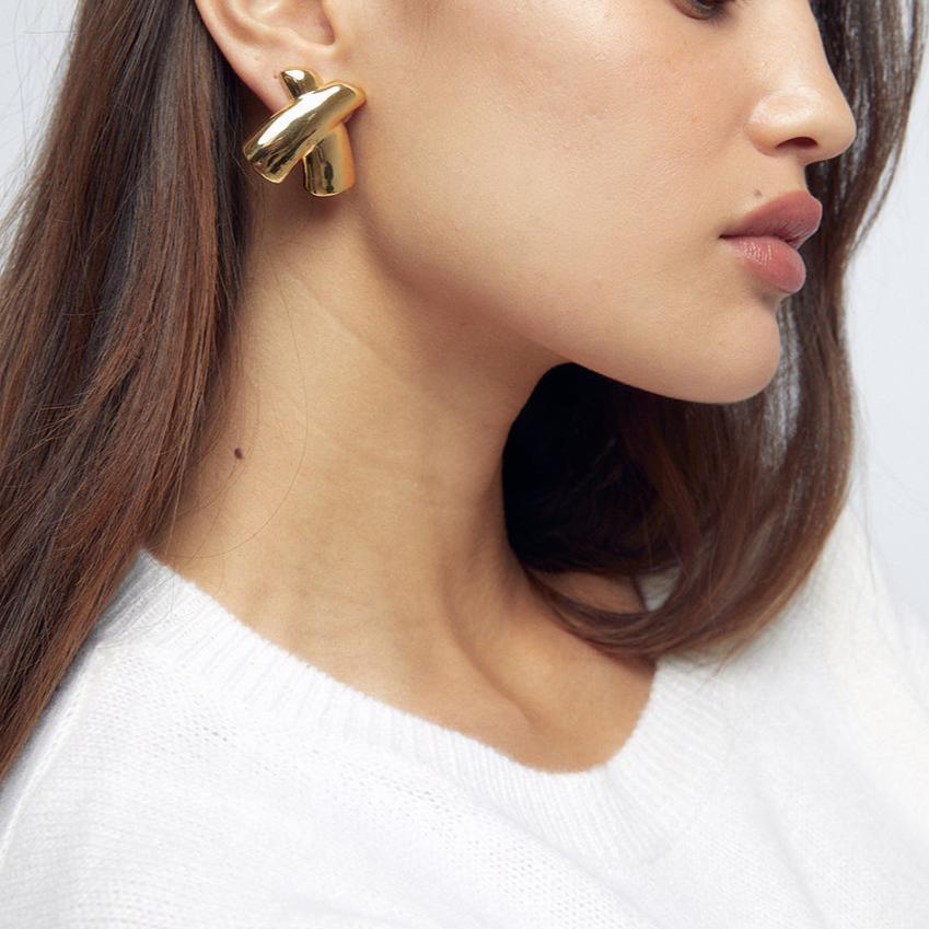 [Echo Fine]Catarina Gold Earrings
