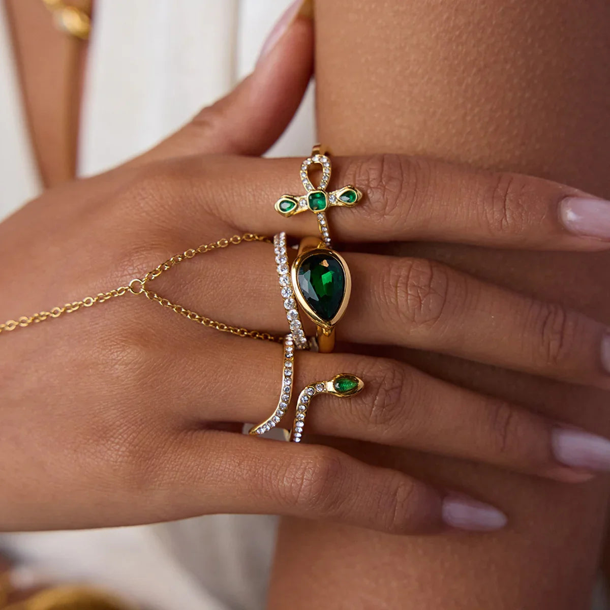[Echo Fine]Joy Diamond Knot Gold Ring
