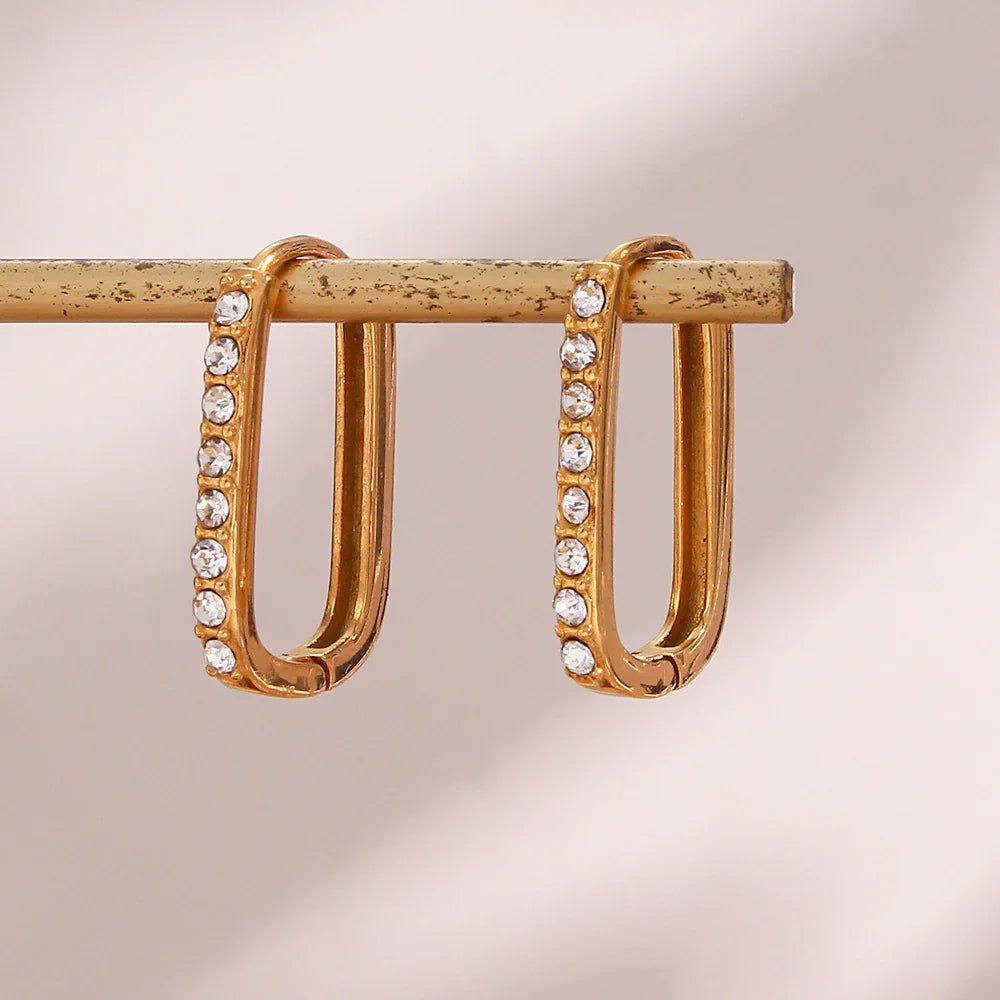 [Echo Fine]Maya Gold Hoop Earrings