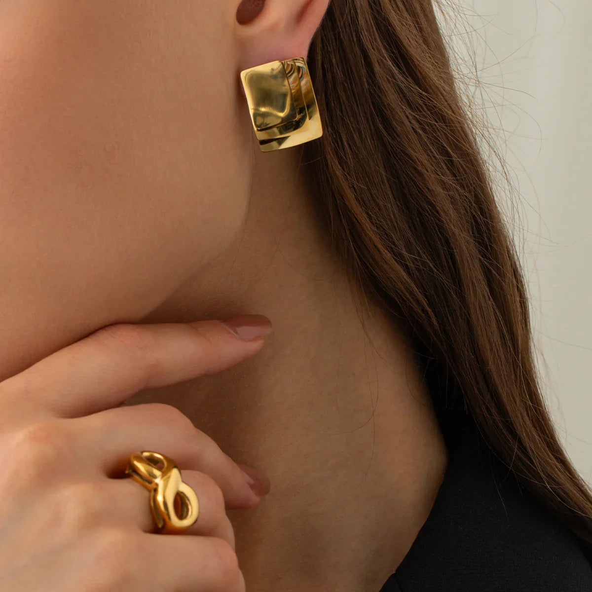[Echo Fine]Hettie Gold Earrings