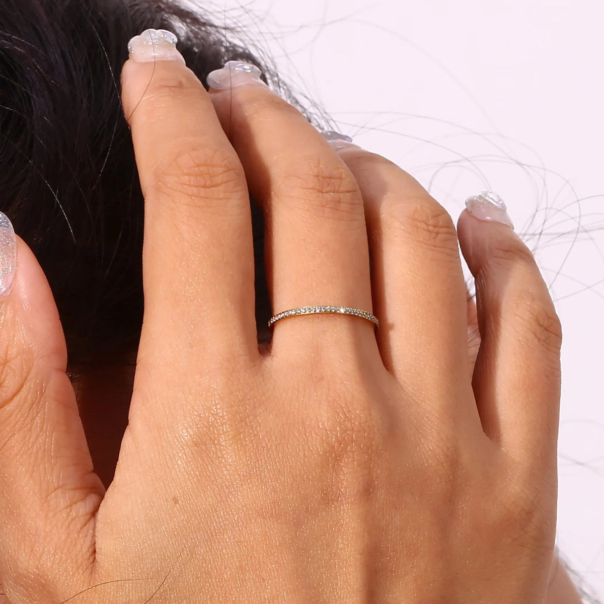 [Echo Fine]Zarra Paved Gold Ring