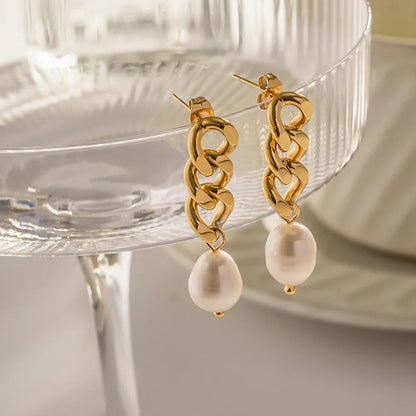 [Echo Fine]Lumina Pearl Earrings