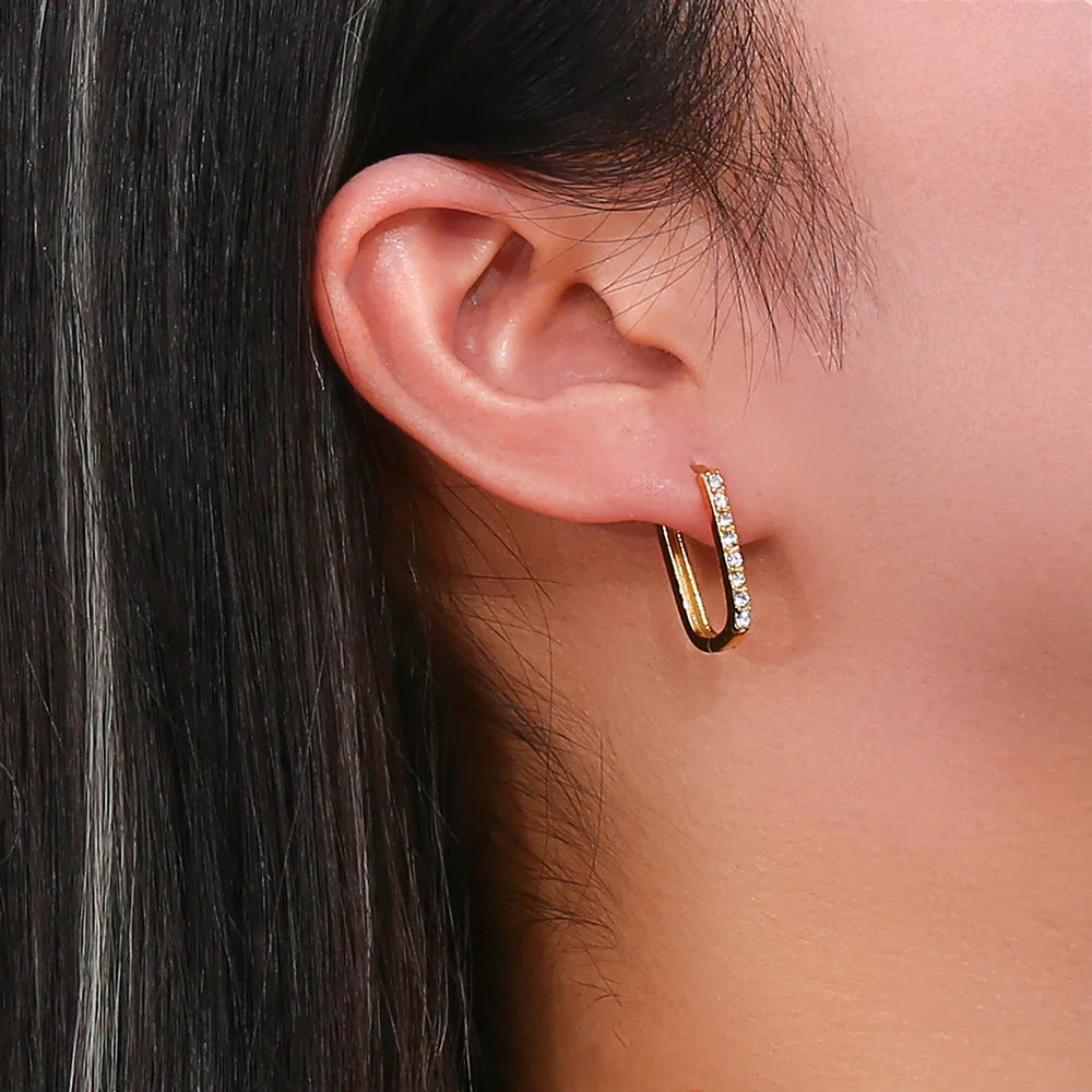 [Echo Fine]Maya Gold Hoop Earrings