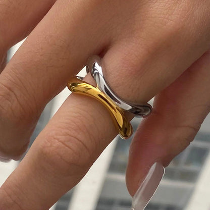 [Echo Fine]Deanna Gold Intertwined Ring