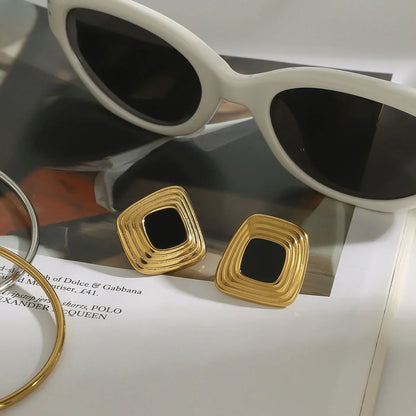 [Echo Fine]Sylvie Geometric Gold Earrings