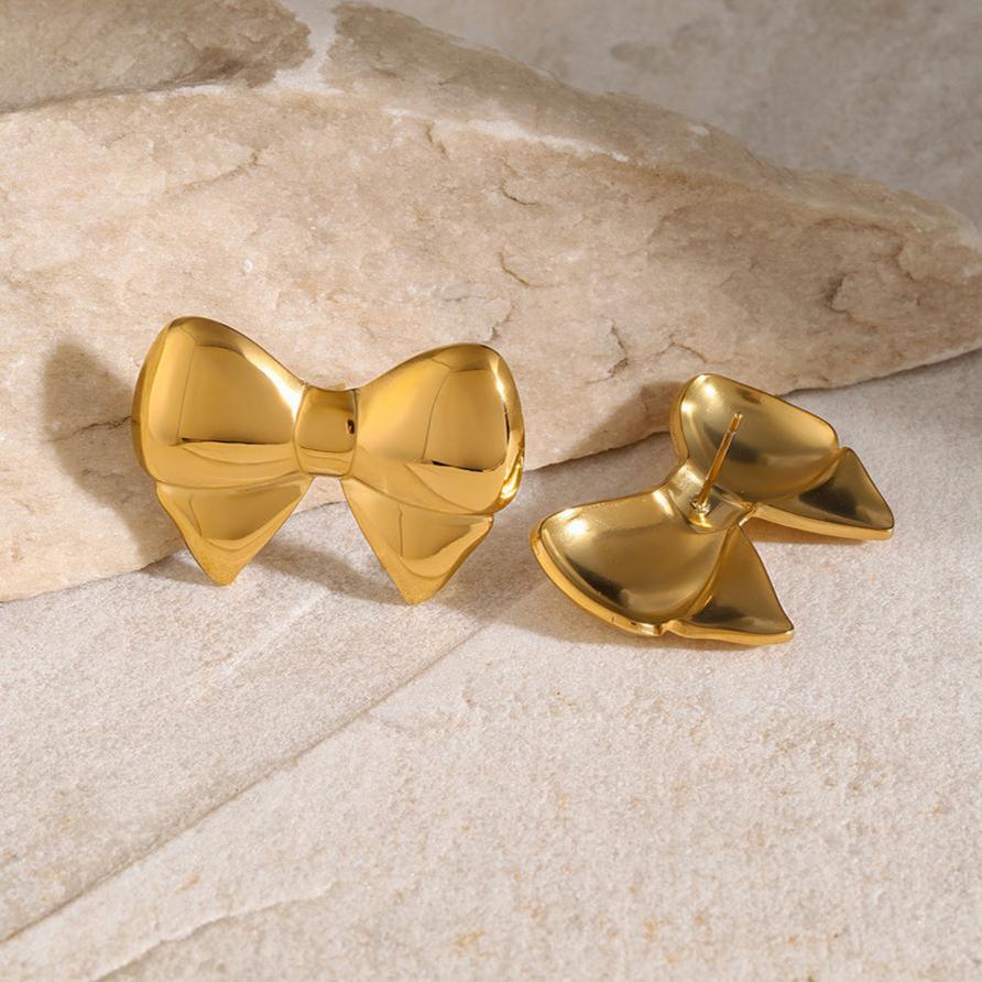 [Echo Fine]Regina Bow Earrings