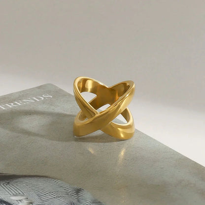 [Echo Fine]Carolyn Gold Cross Ring