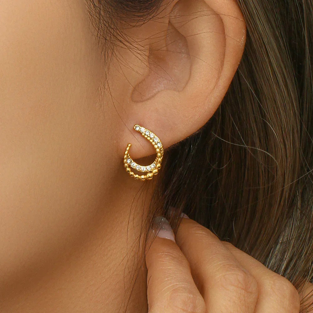 [Echo Fine]Nola Gold Earrings