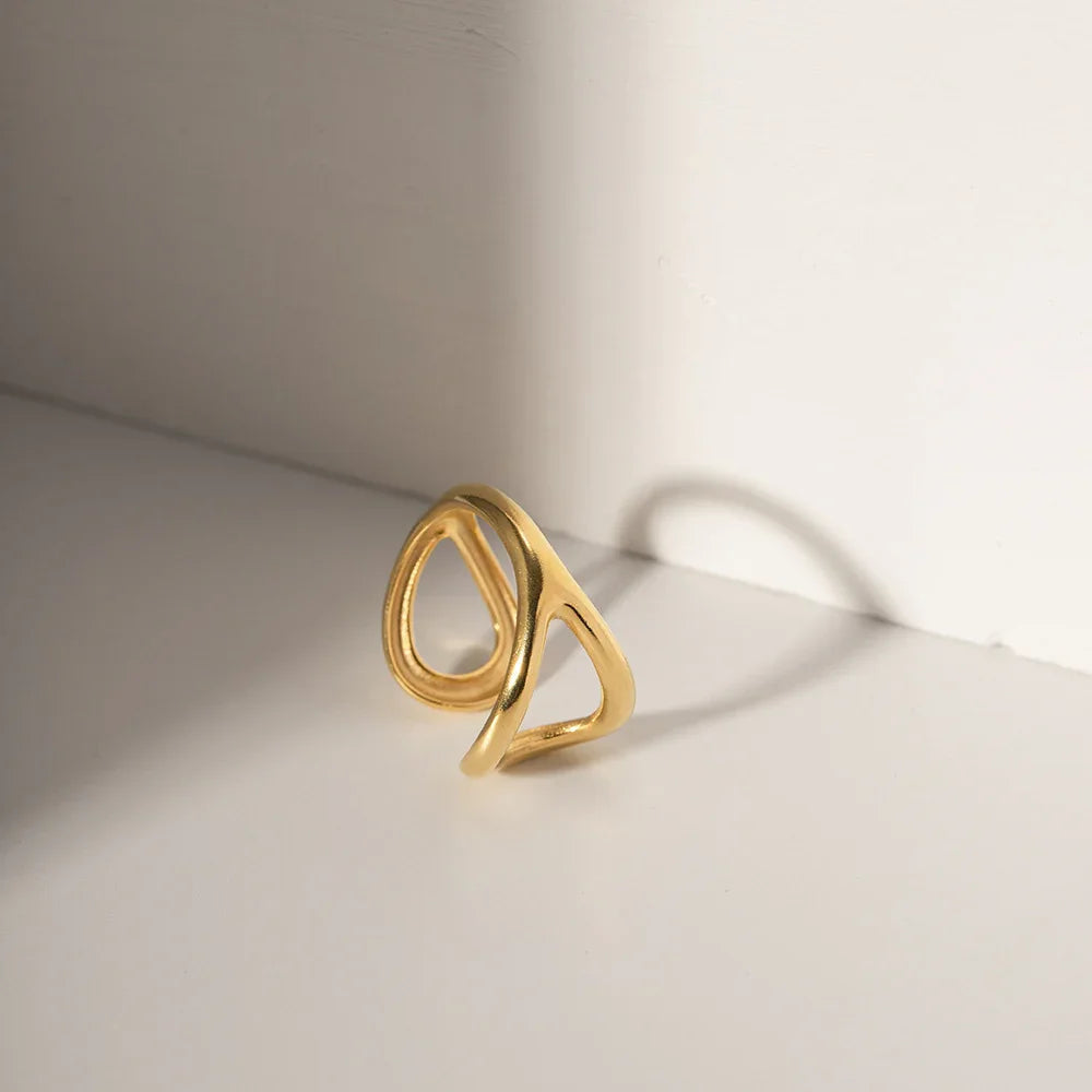 [Echo Fine]Jackie Twisted Band Ring