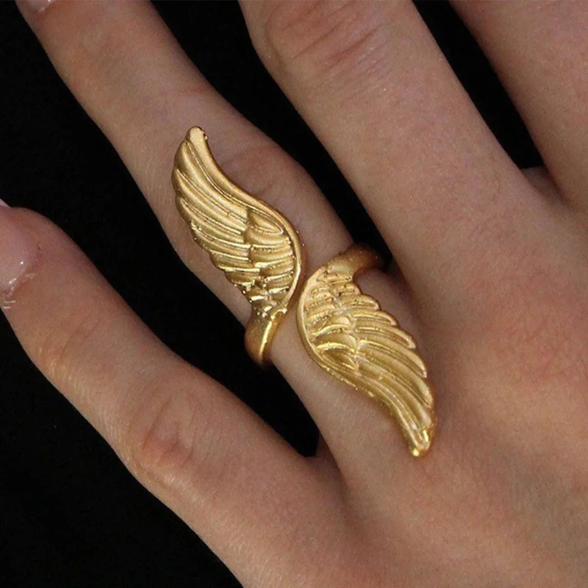 [Echo Fine]Sparrow Gold Wing Ring