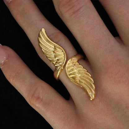 [Echo Fine]Sparrow Gold Wing Ring