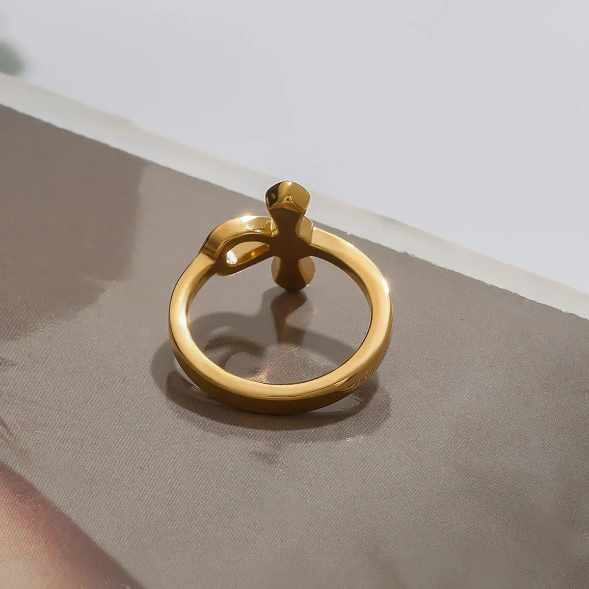 [Echo Fine]Joy Diamond Knot Gold Ring