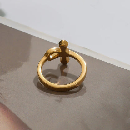 [Echo Fine]Joy Diamond Knot Gold Ring
