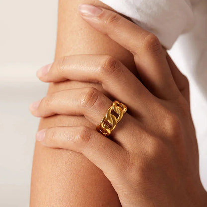 [Echo Fine]Splendor Gold Ring